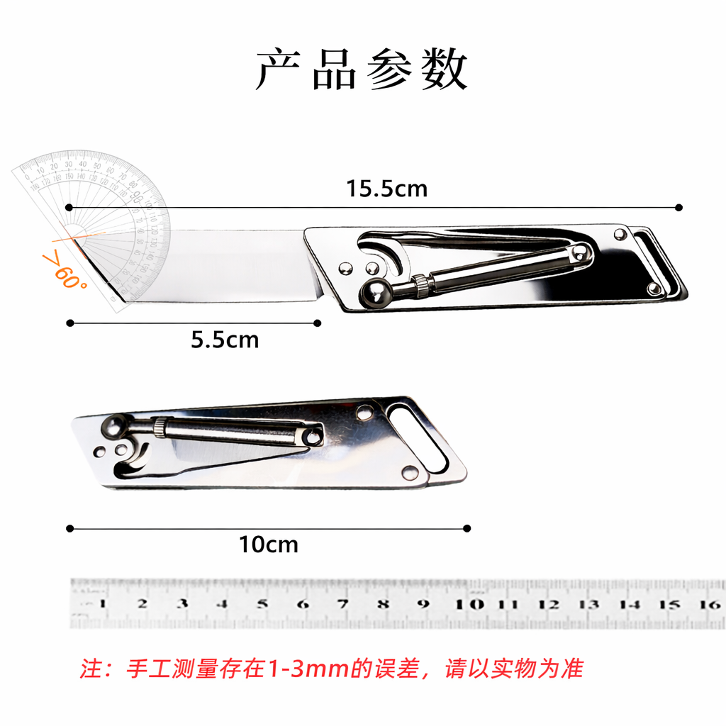 VGMAX All Stainless Steel Folding Pocket Knife