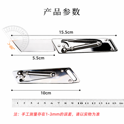VGMAX All Stainless Steel Folding Pocket Knife