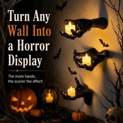 👻Gothic Hand Wall Candle Holders – 🎃Halloween Decor