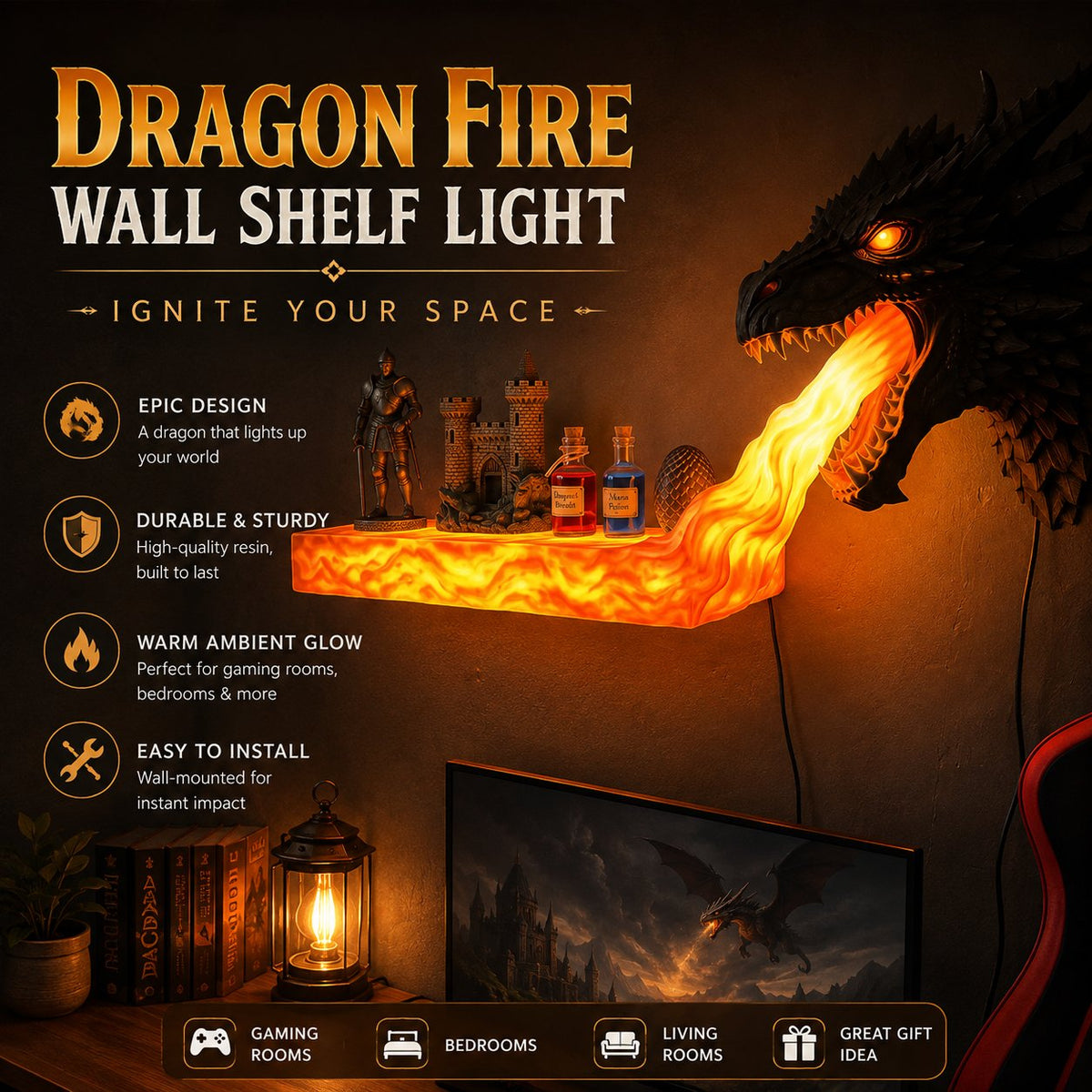 🎁Last Day Promotion 49% OFF🔥Dragonfire Shelf