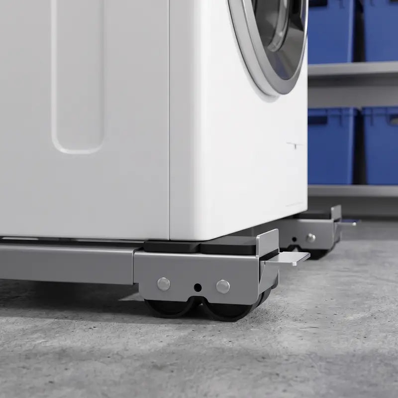 🛠️ Move Heavy Appliances with Ease! Adjustable Rolling Dolly 🚚