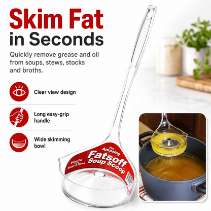 Oil Separating Spoon-Fat Skimmer