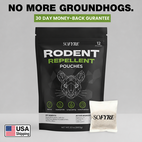 ❌🐭Groundhog Repellent Pouches