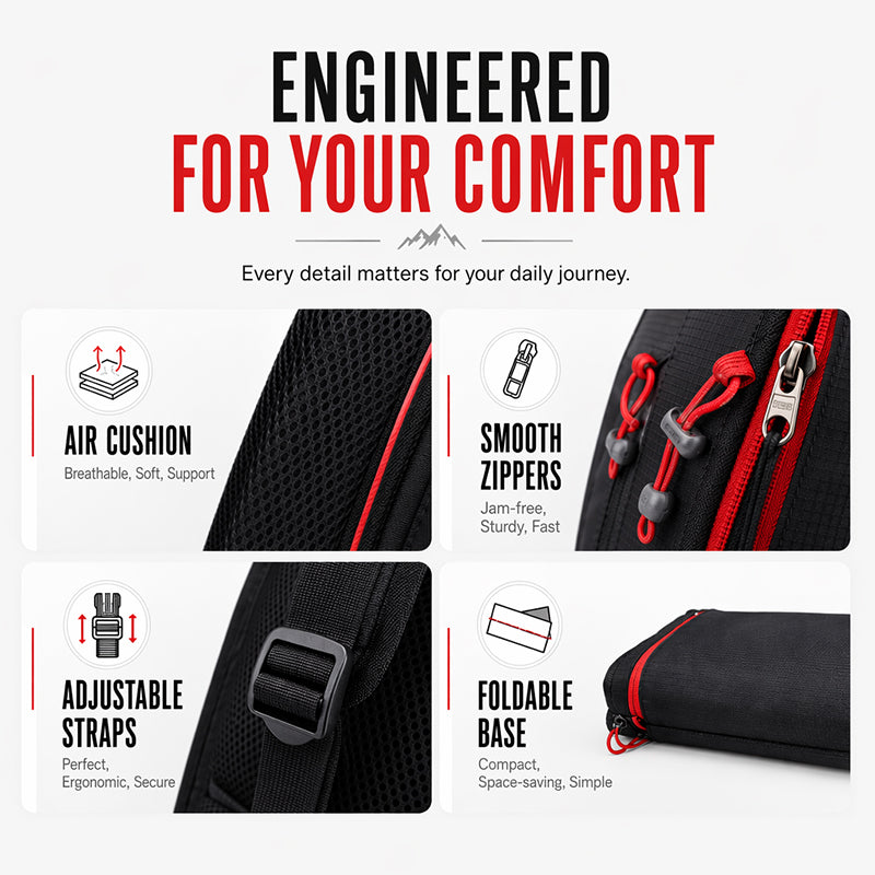🎒 Ultralight Foldable Travel Backpack – 20–35L Water-Resistant Daypack