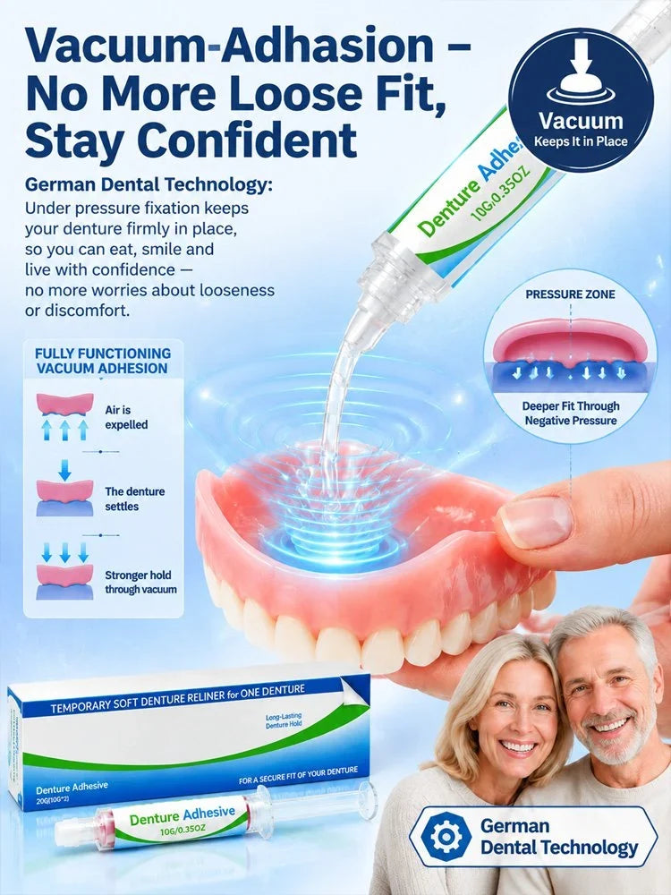 🔥Last Day | 40% OFF🔥Denture Adhesive Kit