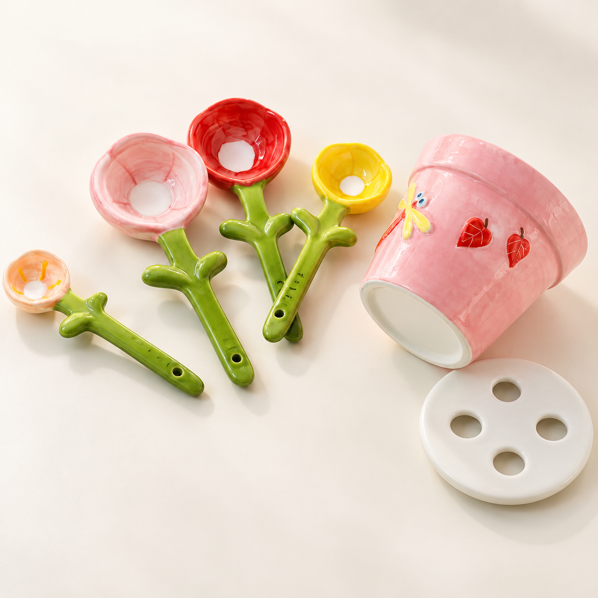 Petal Pot Measuring Spoons Set