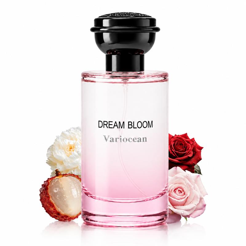 🌸 Dream Bloom Eau de Parfum – Fresh Lychee, Rose & Peony Unisex Fragrance