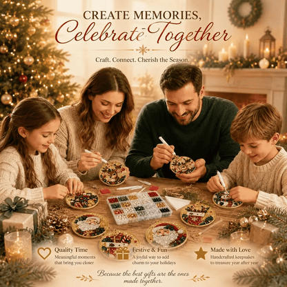 🔥Only $19.99 Last Day Promotion!🎄Christmas DIY Diamond Painting Ornaments Kit (6 PCS)🎅