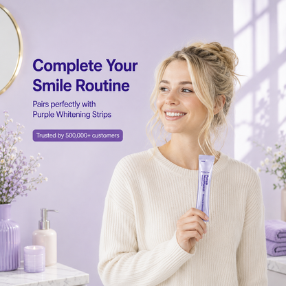 Purple Mouthwash - Sachets 20 Pack - Peroxide-Free - Alcohol Free - Vegan Mint