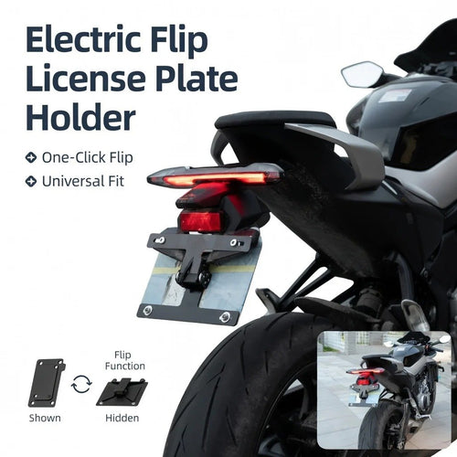 Electric Motorcycle License Plate Holder🏍️