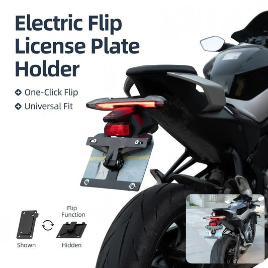 Electric Motorcycle License Plate Holder🏍️