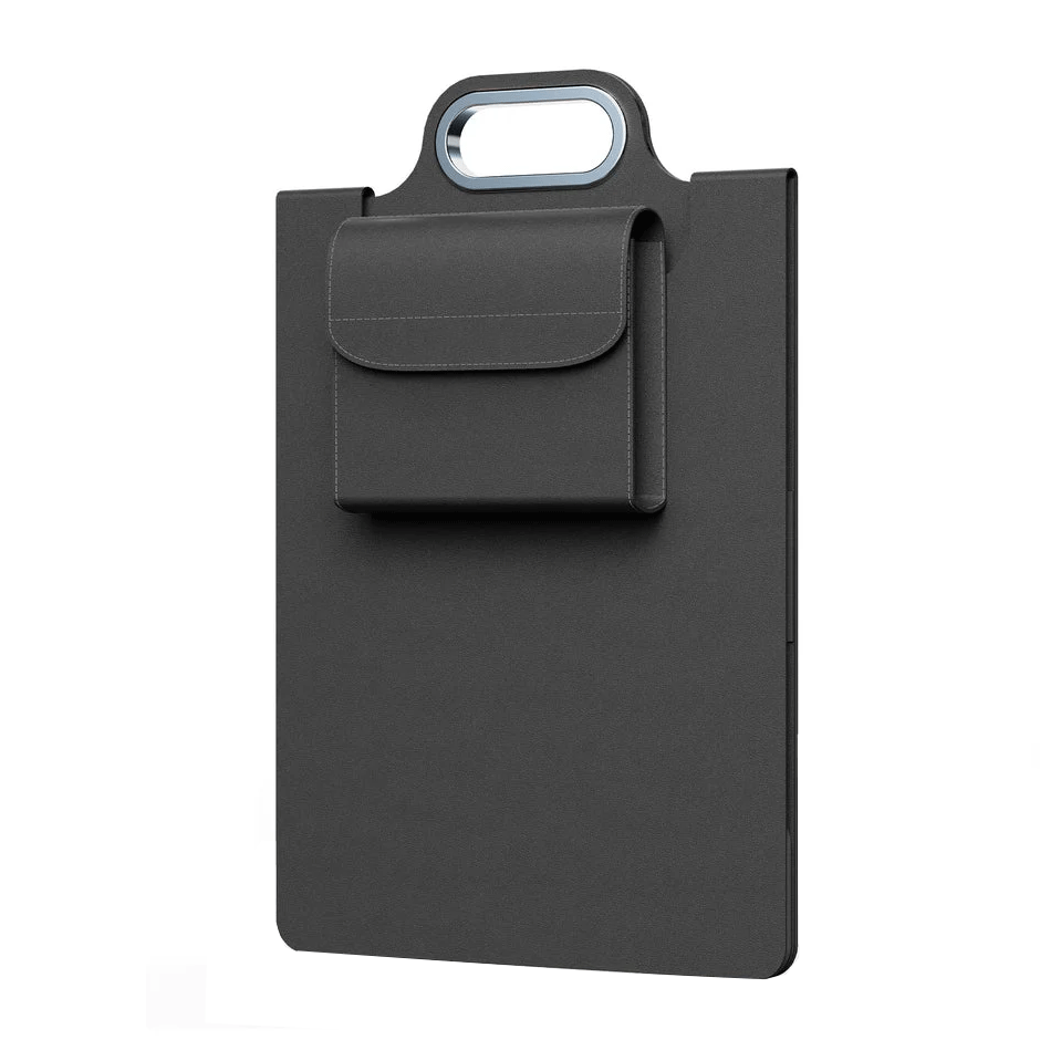 The All-In-One Mobile Workstation Sleeve | Built-In 15W Multi-Device Wireless Charger, Ergonomic Laptop Stand & Mousepad (Fits up to 16")