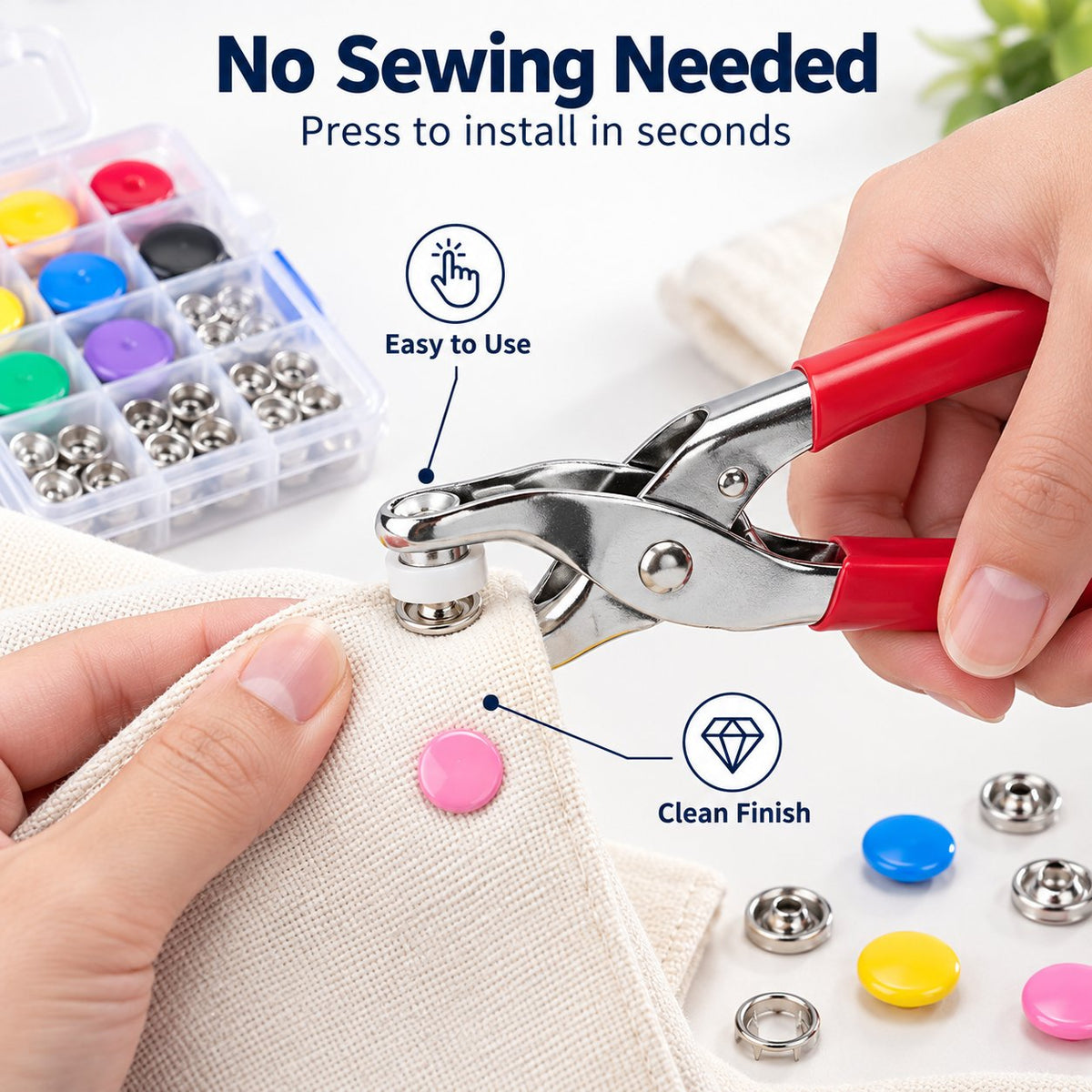 🧰 Snap Fastener Tool Kit