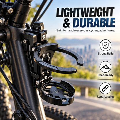 ✨ Fold It Away When Empty! 🚲 The Ultimate 2-in-1 Space-Saving Bike Bottle Cage 💧