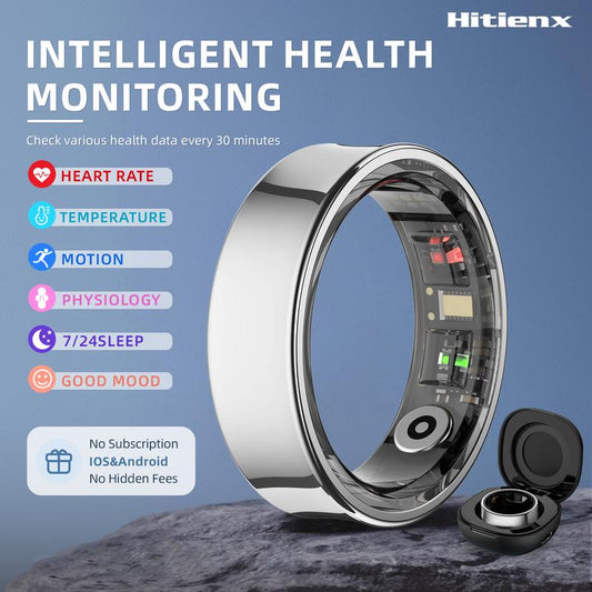 Hitienx Smart Ring 3, Fitness Tracker with 24/7 Sleep Tracking, Heart Rate