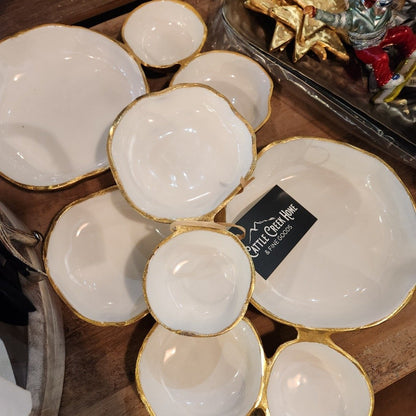 ⏰Limited-time Black Friday sale 49% OFF!!🔥✨ 9-Piece Round Serving Bowl Cluster