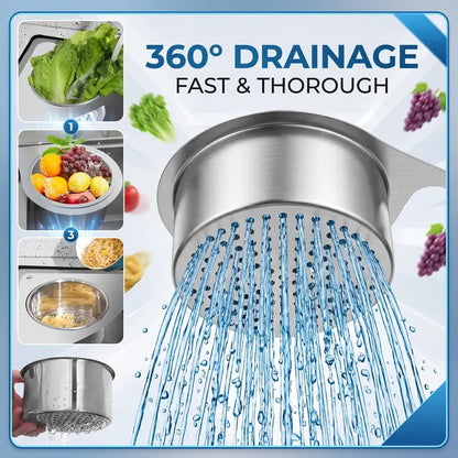 🦢 Stainless Steel Swan Sink Strainer