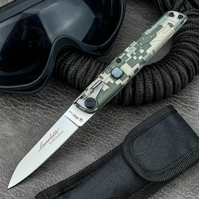 🔪High Hardness Stock Colt II Folding Knife with Safety Lock
