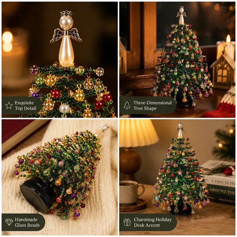 🤶🏼🎅DIY Beaded Christmas Tree Kit – 🎄Create Your Own Sparkling Holiday Decoration
