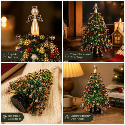 🤶🏼🎅DIY Beaded Christmas Tree Kit – 🎄Create Your Own Sparkling Holiday Decoration