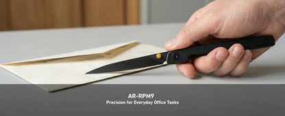 🔥Last Day Sale 50% OFF🎉Lanky Liner Lock Front Flipper Knife Black Aluminum Handle