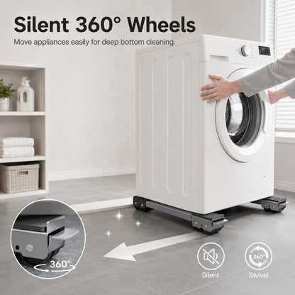 🔥LAST DAY SALE 50% OFF-🔧Adjustable Movable Appliance Roller Base(2 Pack Set)