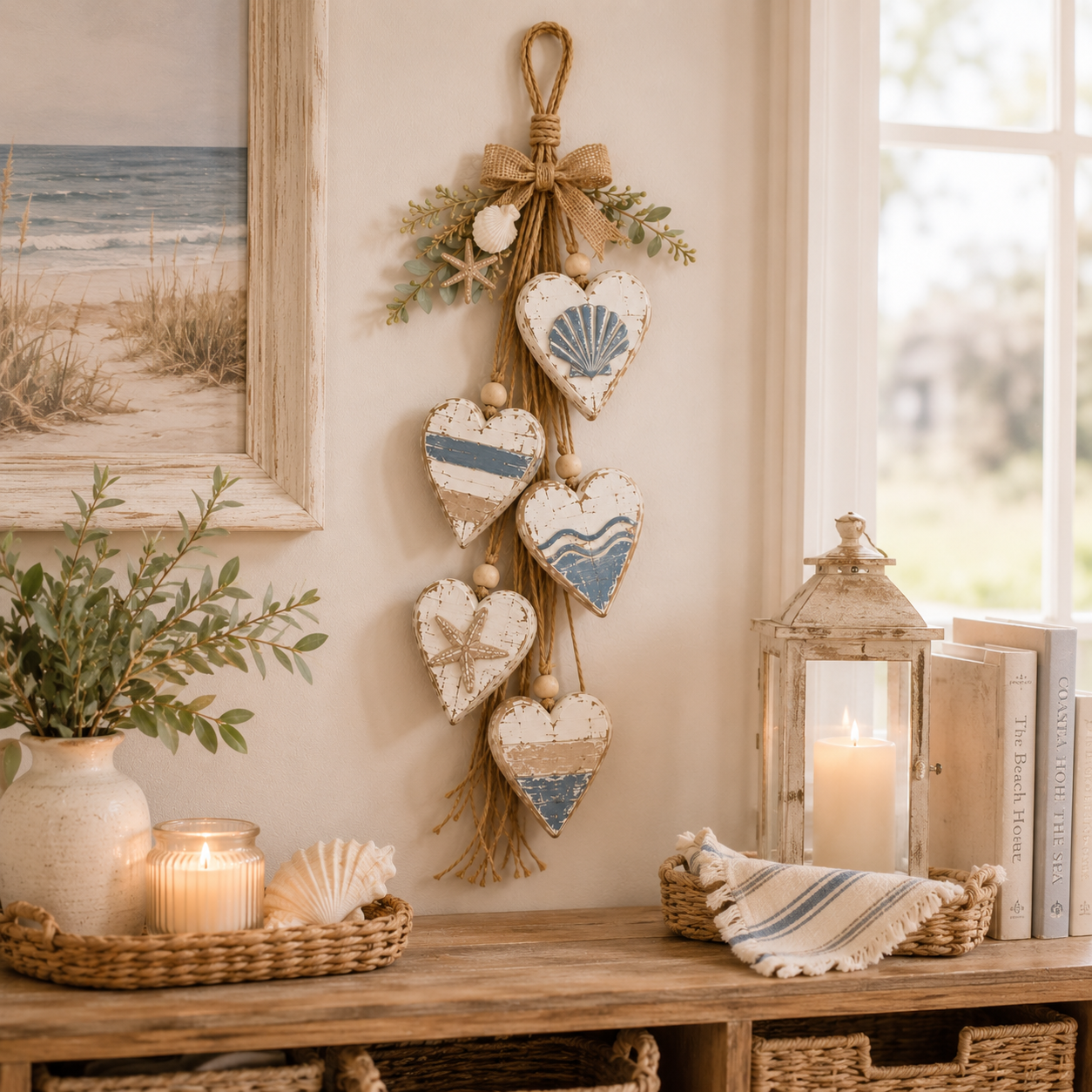 🤎 Hanging Heart Wall Decor