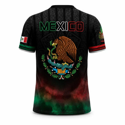Unisex Mexico Aztec Warrior 3D All-Over Print Sports Top