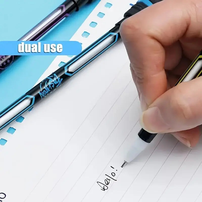 Fidget Pens, Cool Internet-Popular Writing Pens with Anti-Slip Grip, Balanced Design, Weighted Body, Desk Accessory for College Students
