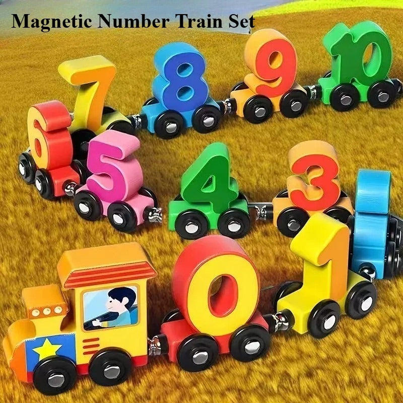 Magnetic Number Train Set