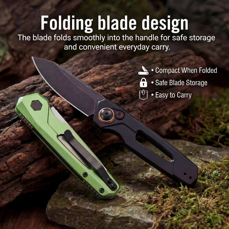 🔪✨ CPM154 Steel Compact Folding Knife | Premium EDC & Outdoor Utility Knife ⛺🎒
