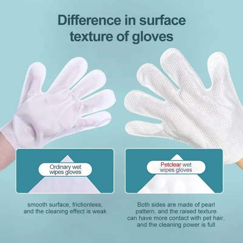 PetClear Disposable Pet Cleaning Glove Wipes