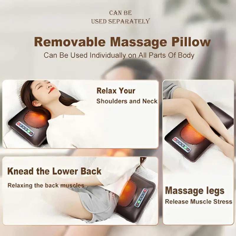 💆‍♀️ Full Body Shiatsu Massage Mat – Relax, Recharge & Melt Away Stress!
