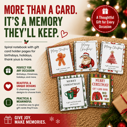 Christmas Gift Card Organizer