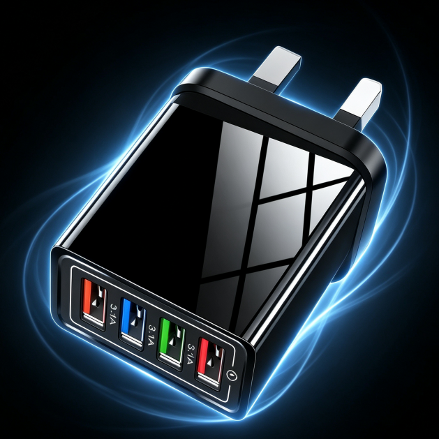 4-Port Quick Charge Charger view 4
