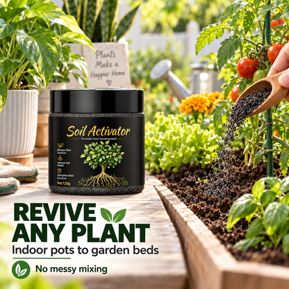 All-in-One Organic Soil Activator for Thriving Roots & Lush Greenery