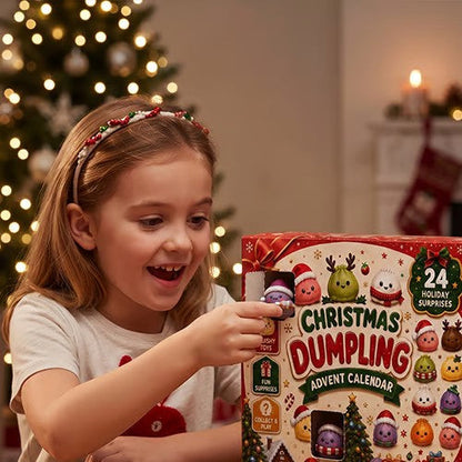 🎄 Christmas Dumpling Squishy Advent Calendar 🎅🎁