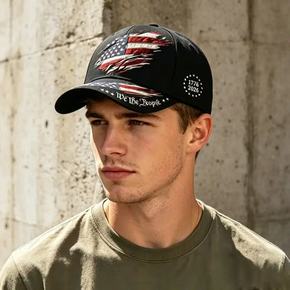 2pcs 250th Anniversary Print Baseball Cap