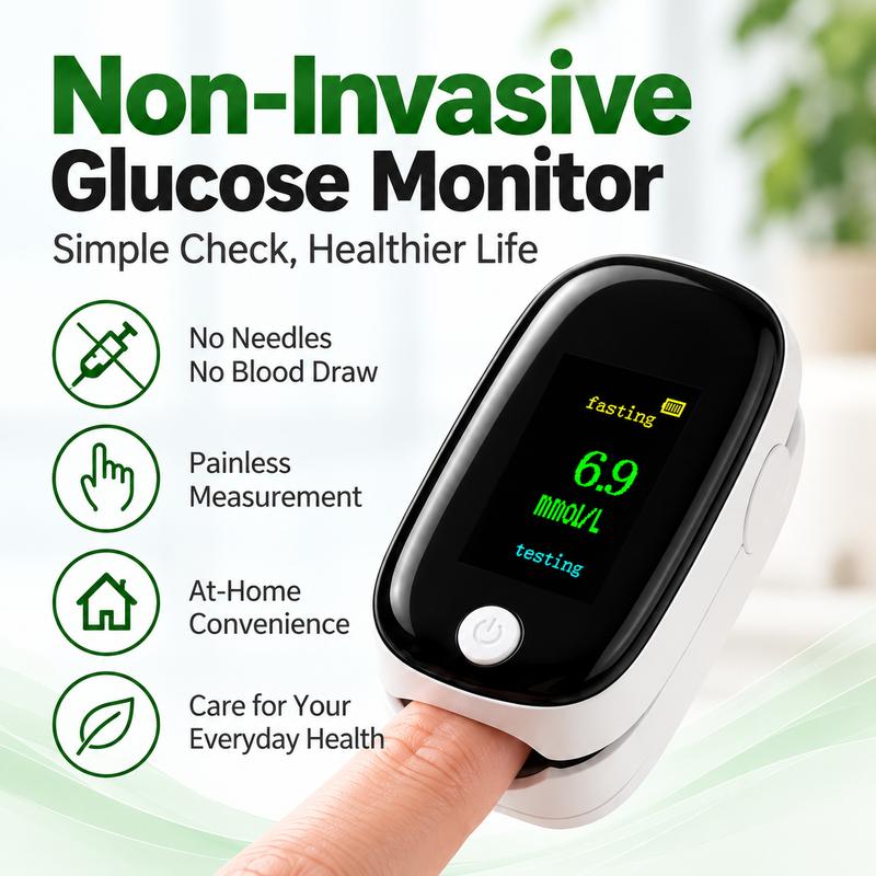 Finger-clip electronic health monitoring device