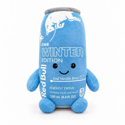 ✨Cute Peach Energy Drink Can Plush Toy - Smiling Face Soft Beverage-Inspired Stuffed Figurine for Desk, Shelf Home Decor