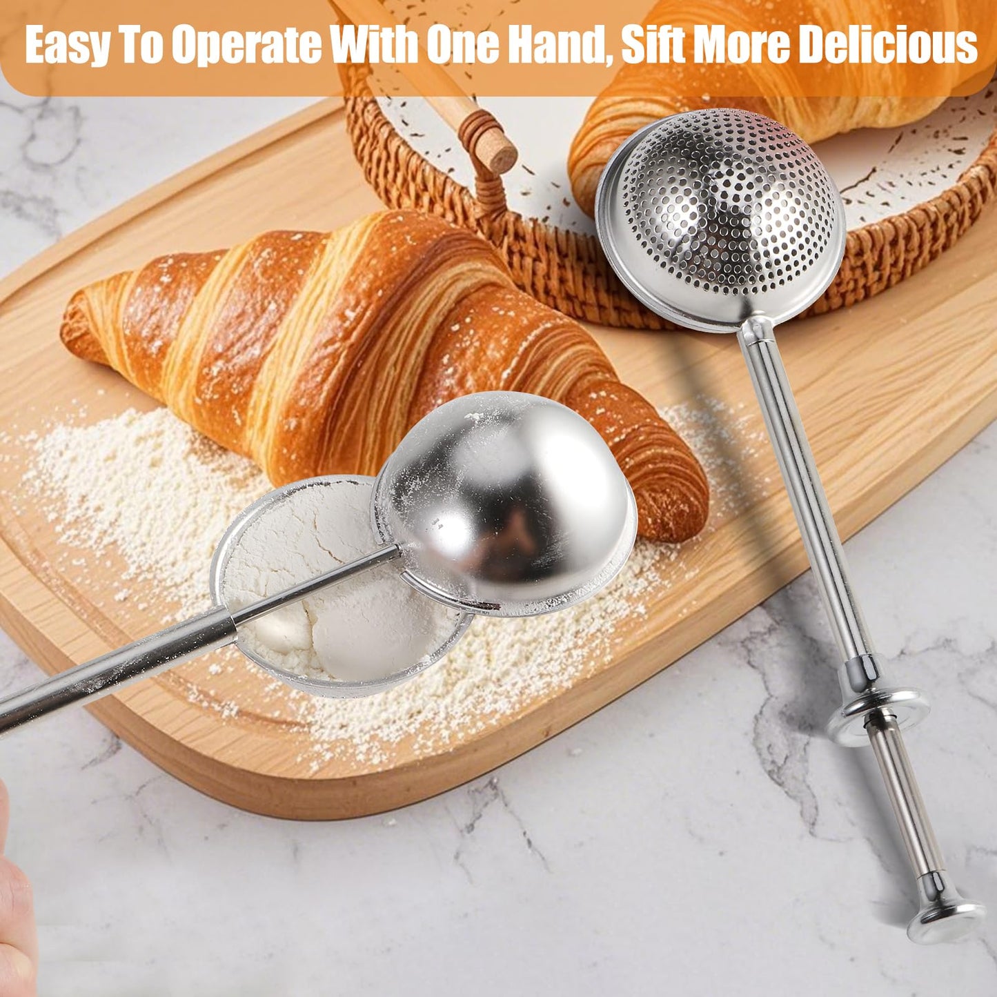 👩‍🍳Flour Duster for Baking & Dessert Decorating