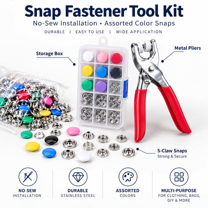 🧰 Snap Fastener Tool Kit