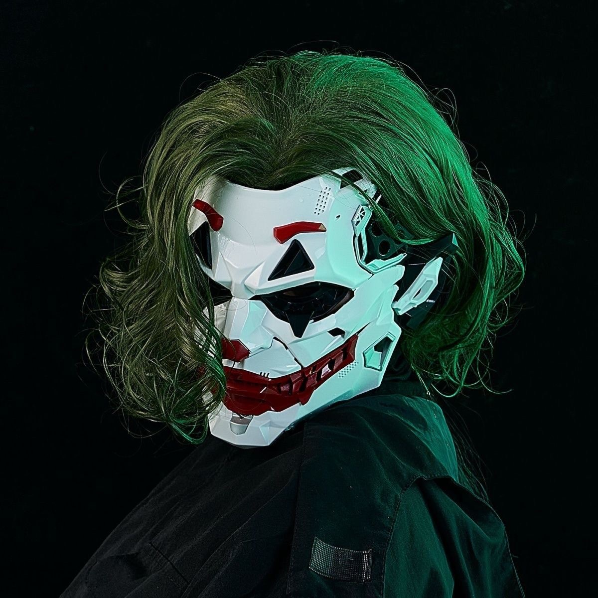 🔥Hot Sale 49% OFF🔥Cyberpunk Joker Mask without Dreadlocks - The Ultimate Cosplay  Statement Piece
