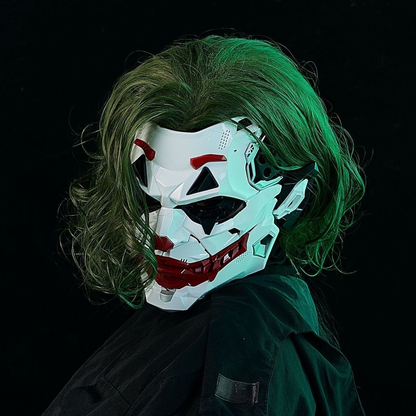 🔥Hot Sale 49% OFF🔥Cyberpunk Joker Mask without Dreadlocks - The Ultimate Cosplay  Statement Piece