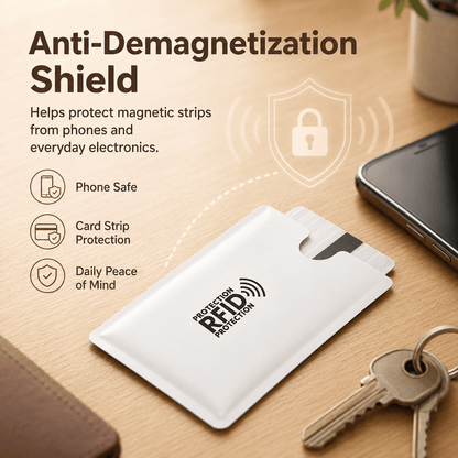 🔥 LAST DAY 49% OFF-🛡️ RFID Blocking Sleeves – Ultimate Protection for Credit & ID Cards Slim, Lightweight & Multi-Color Design