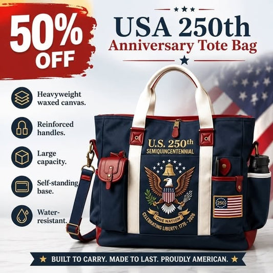 🦅✨USA 250th Anniversary Edition Outdoor Tote Bag