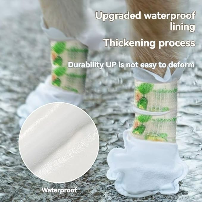🐾 Ultimate All-Weather Disposable Dog Shoes – All-Year Paw Protection & Comfort 🐶