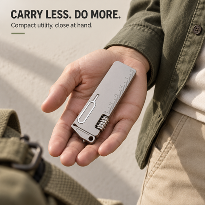 Compact multi-tool resting in the palm for everyday carry