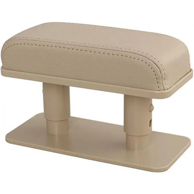 🚗 Adjustable Car Armrest Pad – Leather Elbow Support Cushion