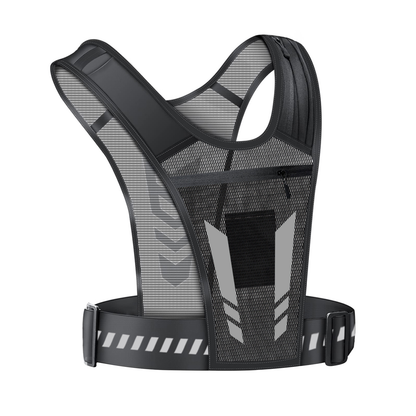 Hands-free reflective running vest